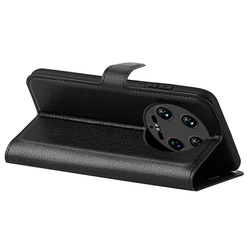 For Xiaomi 14 Ultra Case Litchi Texture Leather Folio Stand Smart Phone Cover For Xiaomi 14 Ultra Case Litchi Texture Leather Folio Stand Smart Phone Cover
